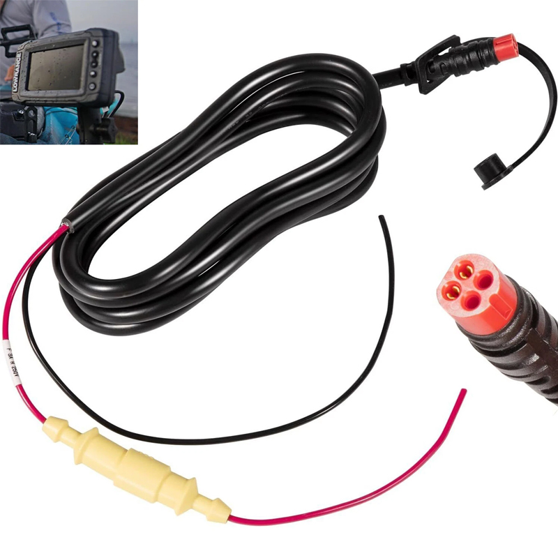 Fish Finder Cable - 010-11678-10 Deniz Tipi Güç Kablosu 6ft,