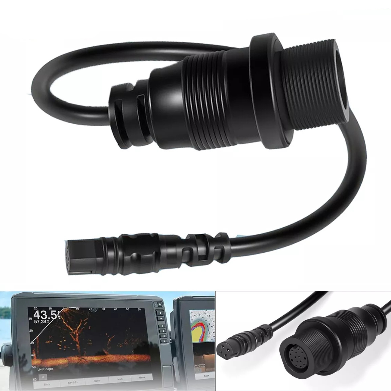 Fish Finder - 1852081 MKR-DSC-12 Adaptör Kablosu 4-PIN Garmin