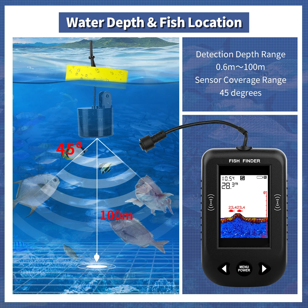 Erchang XF03 Balık Bulucular 4 - Fish Finder Cable incelemesi ve fiyatı