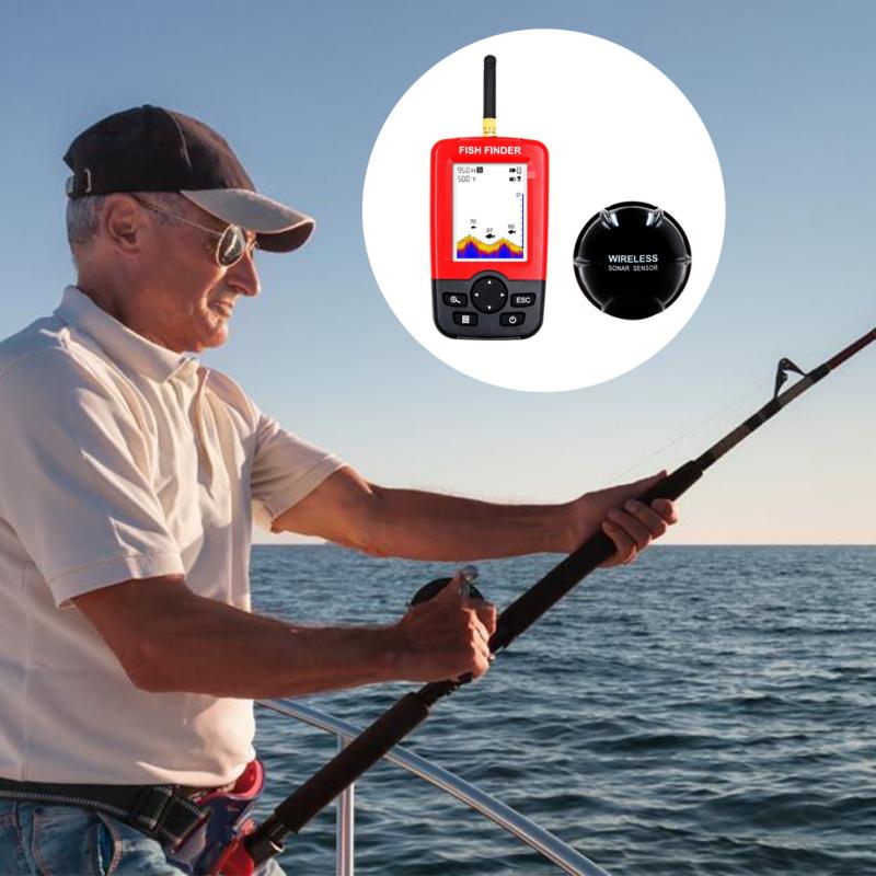 100M Sonar Sensörlü Taşınabili - Fishing Depth Finder incelemesi ve fiyatı