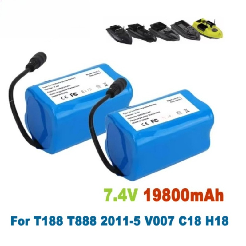 7.4V 19800mAh Pil, USB Şarj Ci - Fish Finder Charger incelemesi ve fiyatı