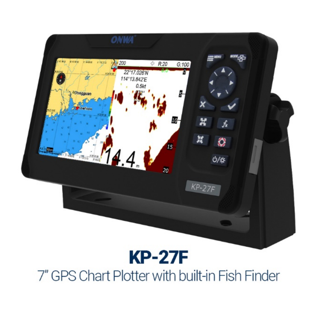 ONWA KP-27F 7 inç Deniz GPS Ha - Fish Finder Transducer incelemesi ve fiyatı